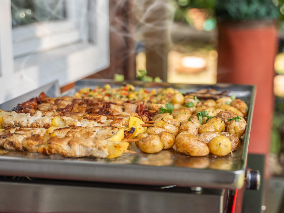 Plancha grill Creative 2 branders met roestvrijstalen...